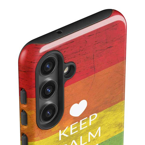 Keep Calm Love Is Love Galaxy S25 Impact Case