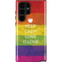 Keep Calm Love Is Love Galaxy S25 Ultra Impact Case
