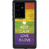 Keep Calm Love Is Love Galaxy S24 Ultra Waterproof Case
