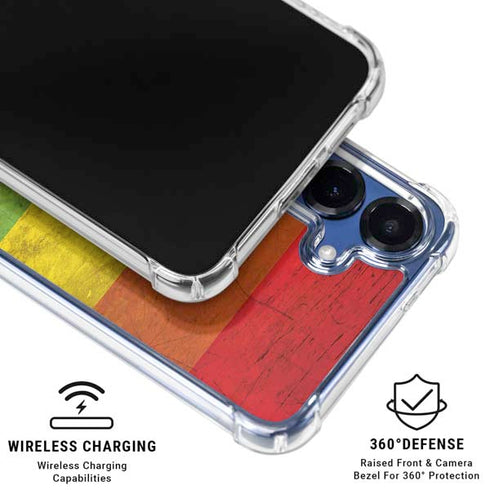 Keep Calm Love Is Love Galaxy S25 Plus Clear Case