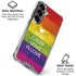 Keep Calm Love Is Love Galaxy S26 Clear Case