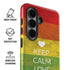 Keep Calm Love Is Love Galaxy S26 Impact Case