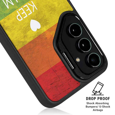 Keep Calm Love Is Love Galaxy S26 Kickstand Case