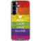 Keep Calm Love Is Love Galaxy S26 Plus Clear Case