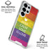 Keep Calm Love Is Love Galaxy S26 Ultra Clear Case