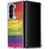 Keep Calm Love Is Love Galaxy Z Fold5 5G Clear Case