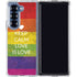 Keep Calm Love Is Love Galaxy Z Fold6 Clear Case