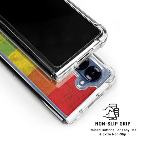 Keep Calm Love Is Love Galaxy Z Fold6 Clear Case