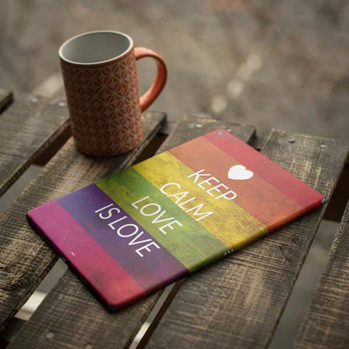 Keep Calm Love Is Love iPad Skins