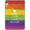 Keep Calm Love Is Love iPad 11th Gen (2025) Clear Case