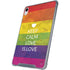 Keep Calm Love Is Love iPad 11th Gen (2025) Clear Case