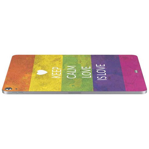 Keep Calm Love Is Love Apple iPad Air Skin