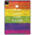 Keep Calm Love Is Love iPad Cases