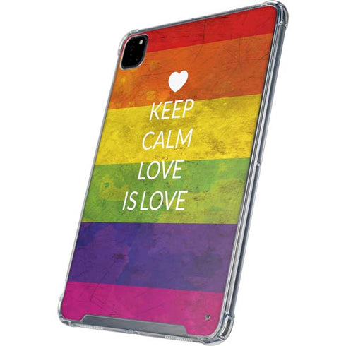 Keep Calm Love Is Love iPad Cases