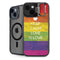 Keep Calm Love Is Love iPhone 15 Plus Kickstand Case