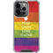 Keep Calm Love Is Love iPhone 16 Pro Clear Case