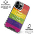 Keep Calm Love Is Love iPhone 16 Pro Max Clear Case