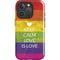 Keep Calm Love Is Love iPhone 16 Pro Max Magsafe Impact Case