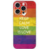 Keep Calm Love Is Love iPhone 16 Pro Skin
