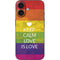 Keep Calm Love Is Love iPhone 16 Skin