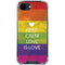 Keep Calm Love Is Love iPhone 16e Clear Case