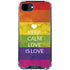 Keep Calm Love Is Love iPhone 16e Clear Case