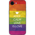 Keep Calm Love Is Love iPhone 16e Skin