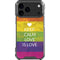 Keep Calm Love Is Love iPhone 18 Pro Max Clear Case