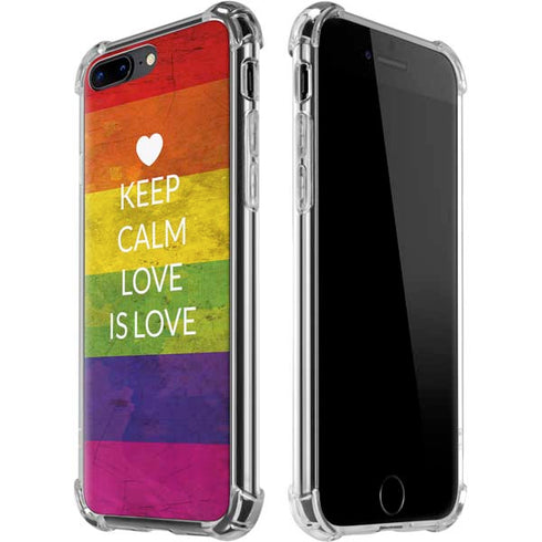 Keep Calm Love Is Love iPhone Cases