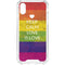 Keep Calm Love Is Love iPhone XS Clear Case