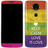 Keep Calm Love Is Love Moto E5 Plus Skin