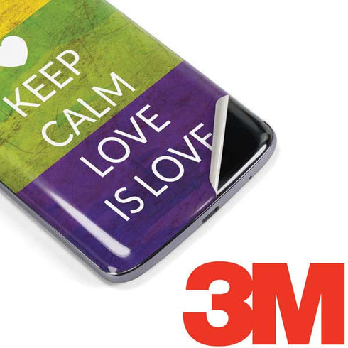 Keep Calm Love Is Love Moto E5 Plus Skin