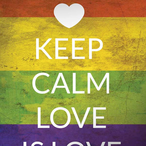 Keep Calm Love Is Love Moto G6 Skin