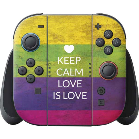 Keep Calm Love Is Love Nintendo Skins