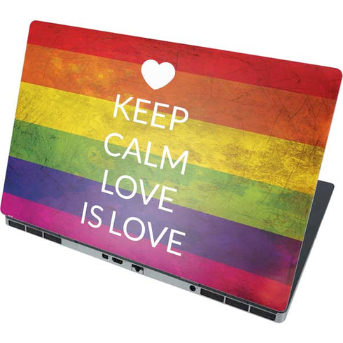 Keep Calm Love Is Love Dell Precision Skin