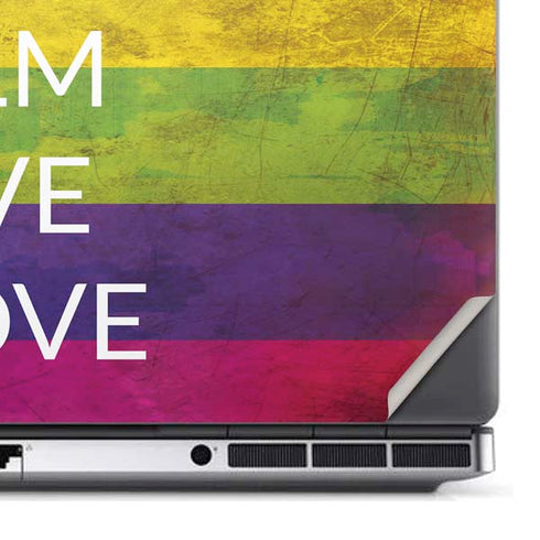 Keep Calm Love Is Love Dell Precision Skin