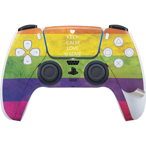 Keep Calm Love Is Love PS5 Pro Bundle Skin
