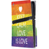 Keep Calm Love Is Love PS5 Pro Disk Console Skin
