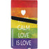 Keep Calm Love Is Love PS5 Pro Disk Console Skin