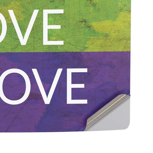 Keep Calm Love Is Love PS5 Pro Disk Console Skin
