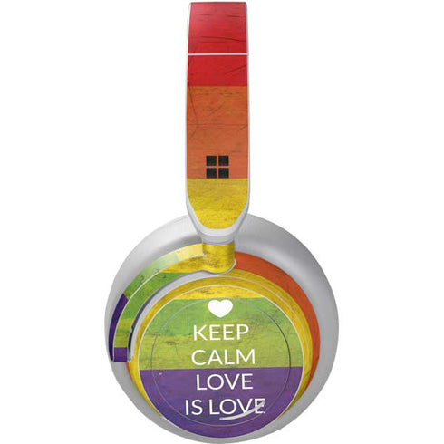 Keep Calm Love Is Love Surface Headphones Skin