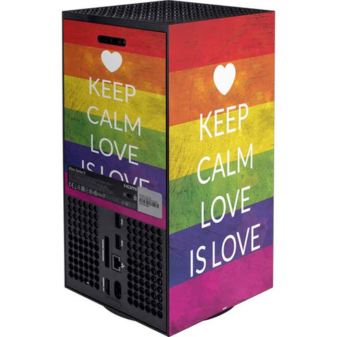Keep Calm Love Is Love XBox Series X Digital Edition Bundle Skin