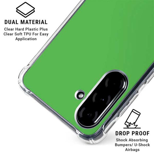 Kelly Green Galaxy A36 5G Clear Case