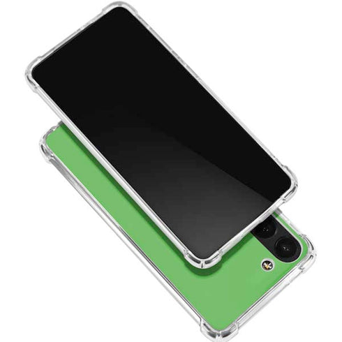 Kelly Green Galaxy S24 FE Clear Case