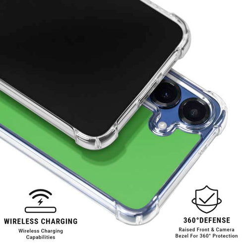 Kelly Green Galaxy S25 Plus Clear Case