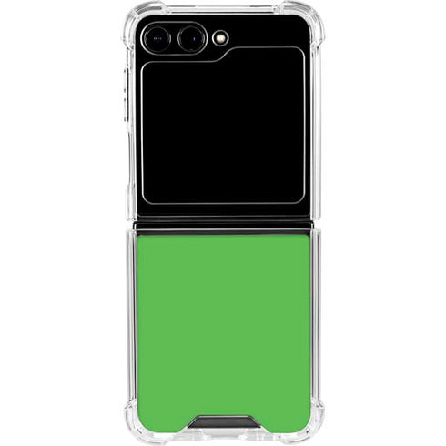 Kelly Green Galaxy Z Flip6 Clear Case
