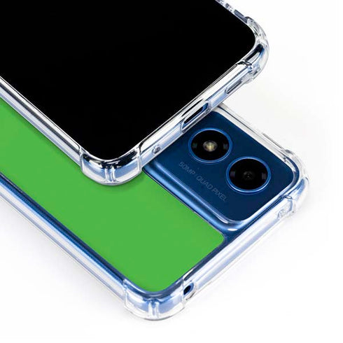 Kelly Green Moto G 5G (2024) Clear Case