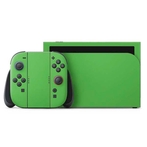 Kelly Green Nintendo Switch 2 (2025) with Joy-Con Skin