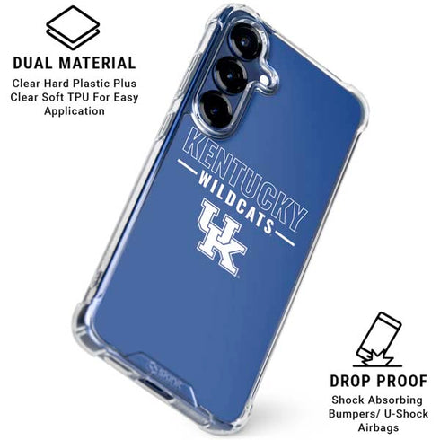 University of Kentucky Wildcats Galaxy S25 FE Clear Case