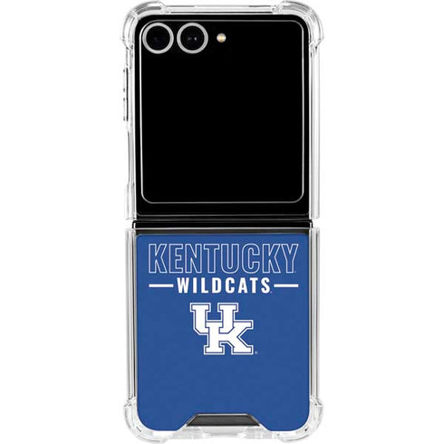 University of Kentucky Wildcats Galaxy Z Flip7 Clear Case